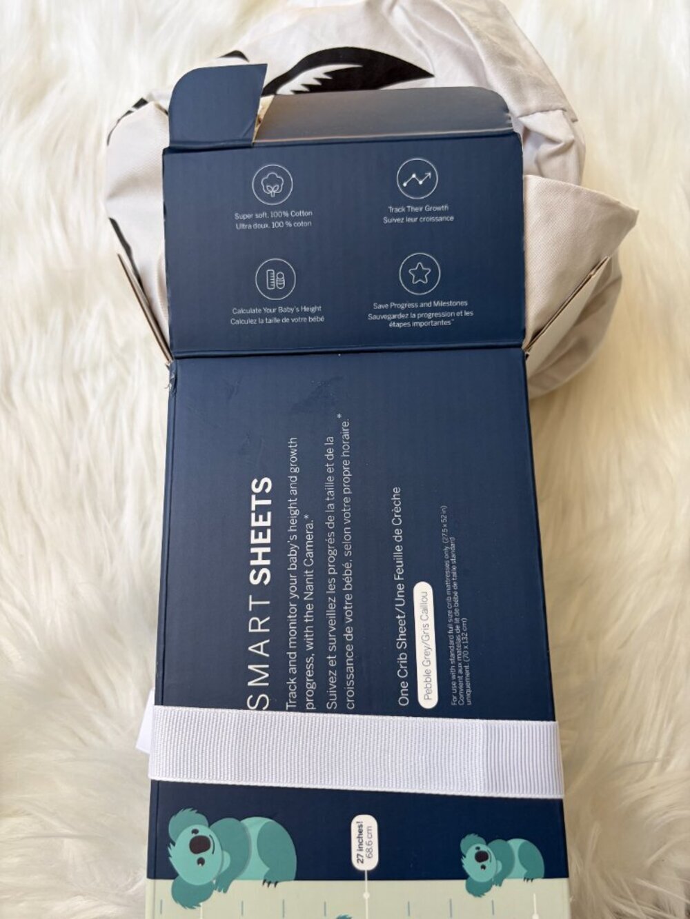 Nanit Smart Sheets With Box - Picture 4 of 9